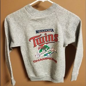 Mint Condition 1987 Twins World Series Sweatshirt